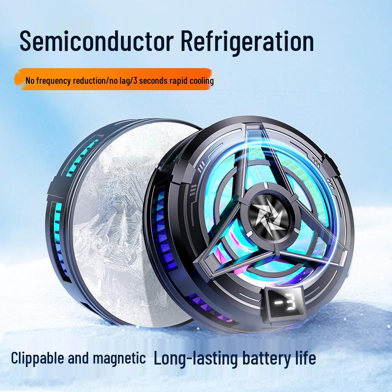 Magnetic Phone & Tablet Cooling Back Clip - Semiconductor Radiator