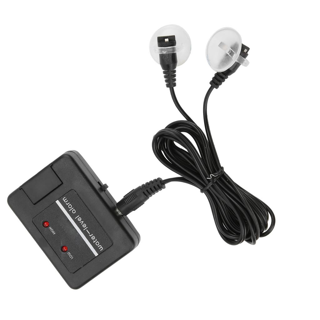 Fish Tank Water Level Alarm Waterproof Water Alarm Detector with Probe Splitter Cable