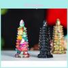 Torre Wenchang de Cristal de Resina Para Decoração de Mesa de Escritório Com Uso de Presente Para Estudiosos e Alunos