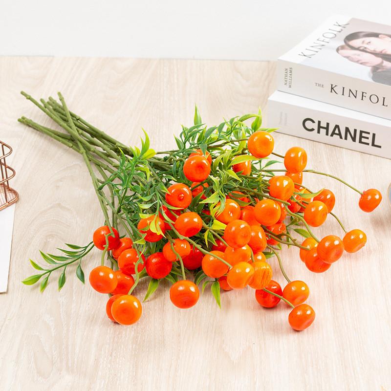 Red Orange Fruit Lemon Apple Plastic Fruit Flower Arrangement Gift Decoration