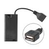 AA Battery Box 2/3/4/6/8 Slot AA Battery Storage Case with Cover Switches
