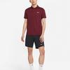 Nike Running Training Sports Quick-Dry Breathable Short Sleeve Polo Men Tops Burgundy CW6851-638