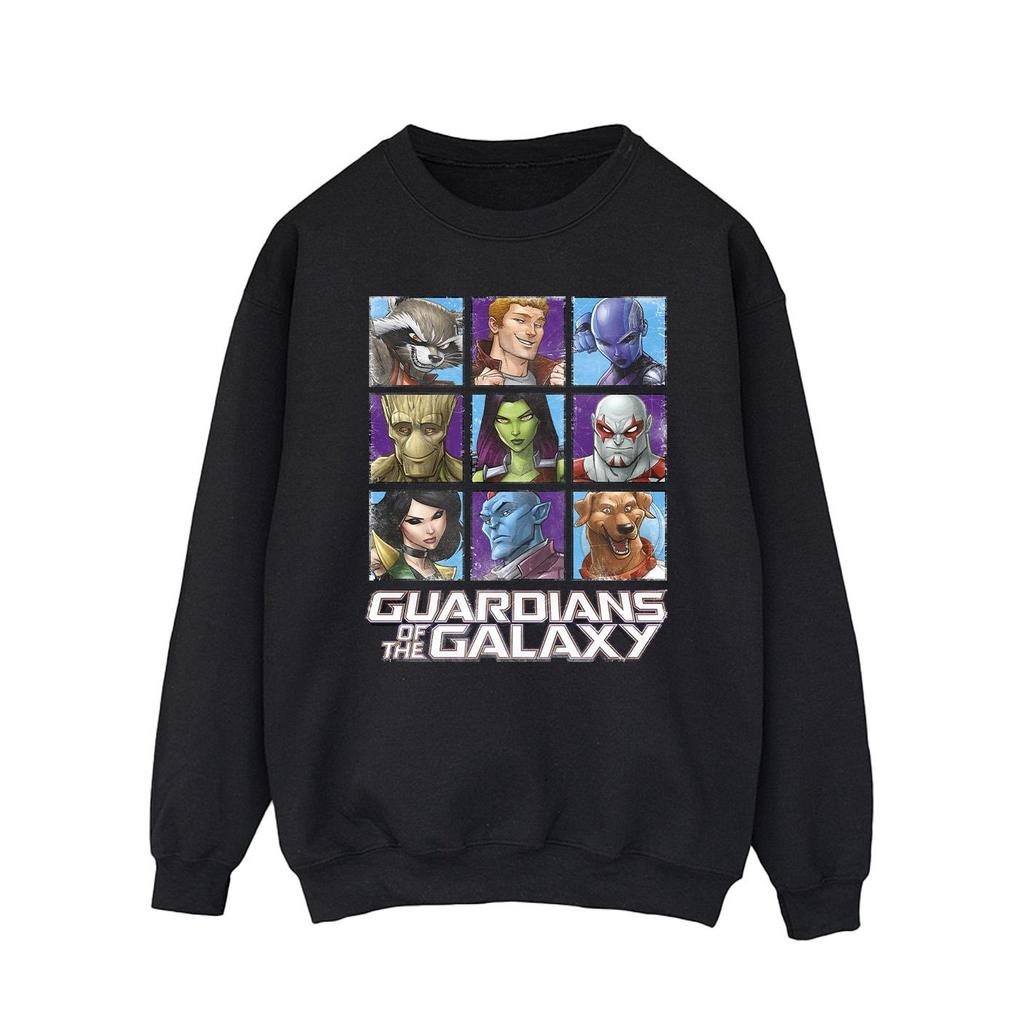 Guardians Of The Galaxy Mens Character Squares Sweatshirt