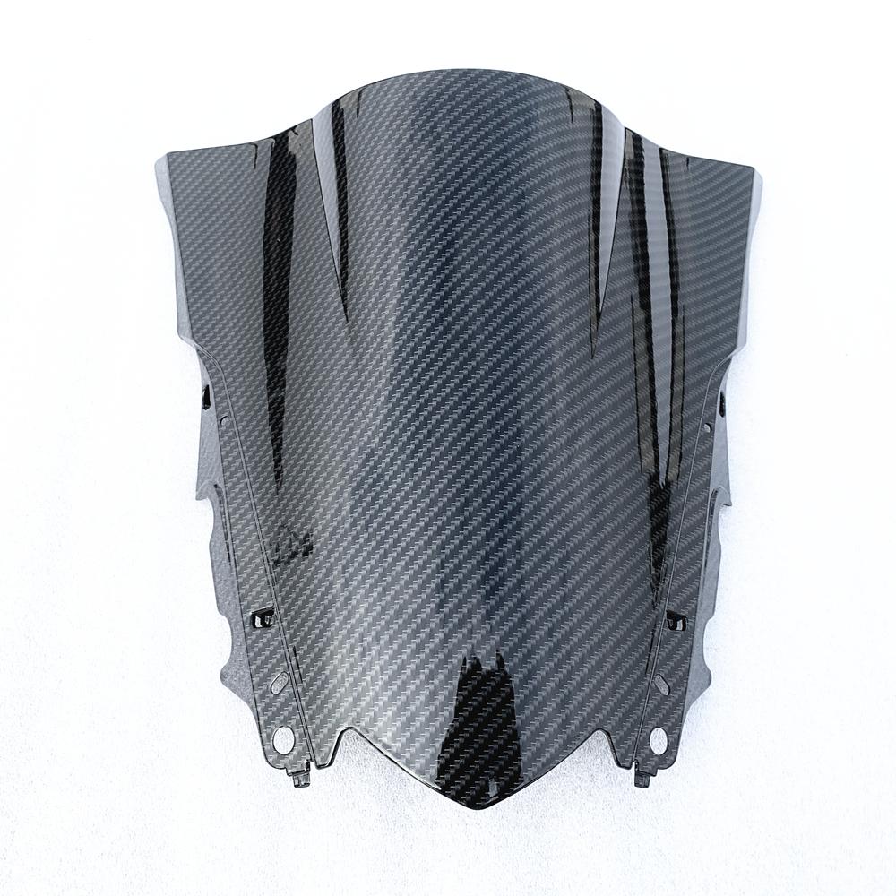 For Yamaha YZF R25 R3 2013 2014 2015 2016 2017 2018 Carbon Fiber Painting Motorcycle screen Windshield WindScreen Double