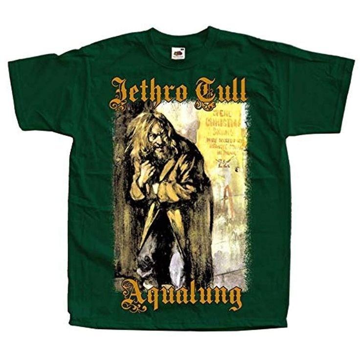 Seltenes Jethro Tull Aqualung Herren T-Shirt 100% Baumwolle Kurzarm-Tee C22.61 Unisex T-Shirt