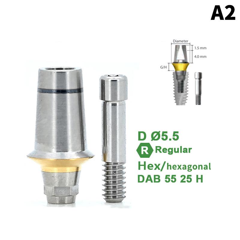 Dental Alloy Straight Composite Restorative Abutment Screw Accessories For Dentium Dental Supplies
