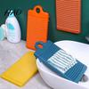 Small Washing Board Mini Wavy Stripe Hanging Hole Anti-slip Thickened Bottom Sock Groove Plastic Underwear Towel Laundry Household Supplies