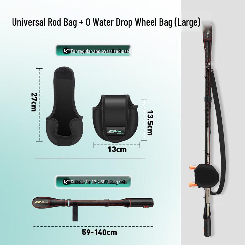 Hastar Adjustable Fishing Rod Protective Cover