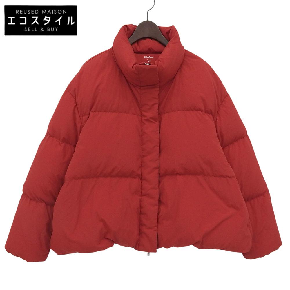 MilaOwen Excellent condition stand-collar, drawstring short down jacket for women, red, size F, 09WFJ245066 Jacket ONESIZE/F RedUsed