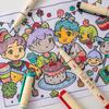 Kit 12 Colors Soft Brush Calligraphy Pen for Scrapbooking