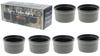 6x CREME BRULLE MUFFIN CUPS PORCELAIN