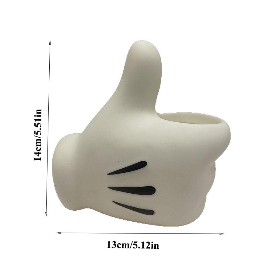Creative thumbs up pen holder storage ornament home design style trendy gift cute cartoon