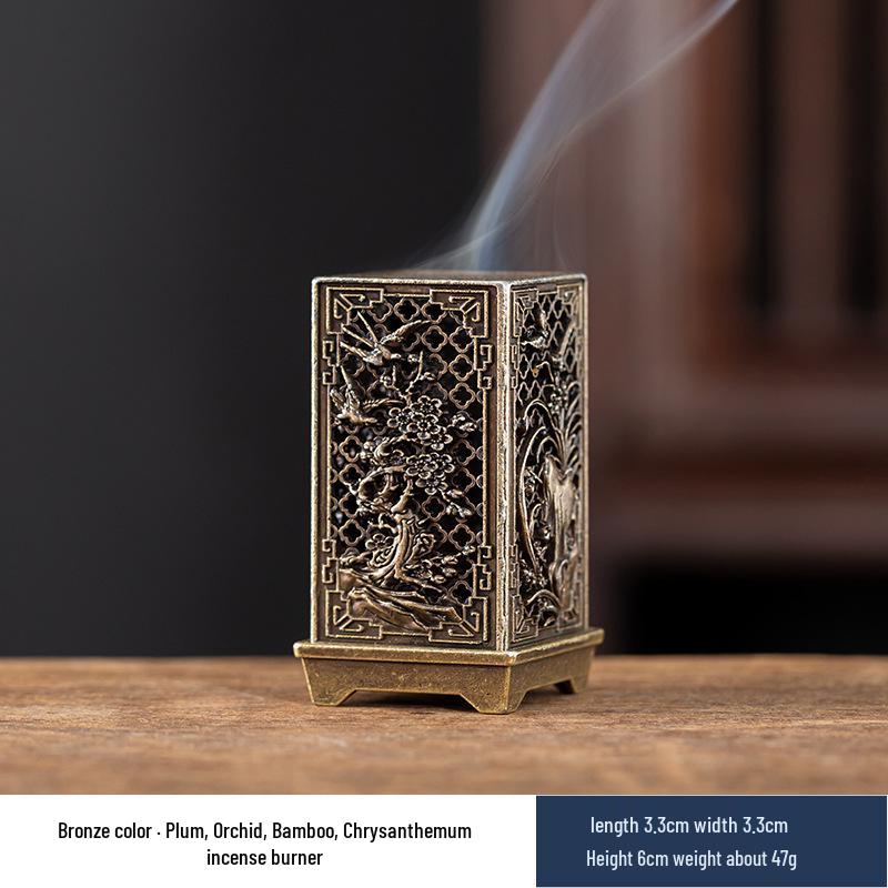 Auspicious Clouds Sandalwood & Agarwood Coil Incense for Indoor Aromatherapy - Long-lasting Deodorizing Incense Burner Censer