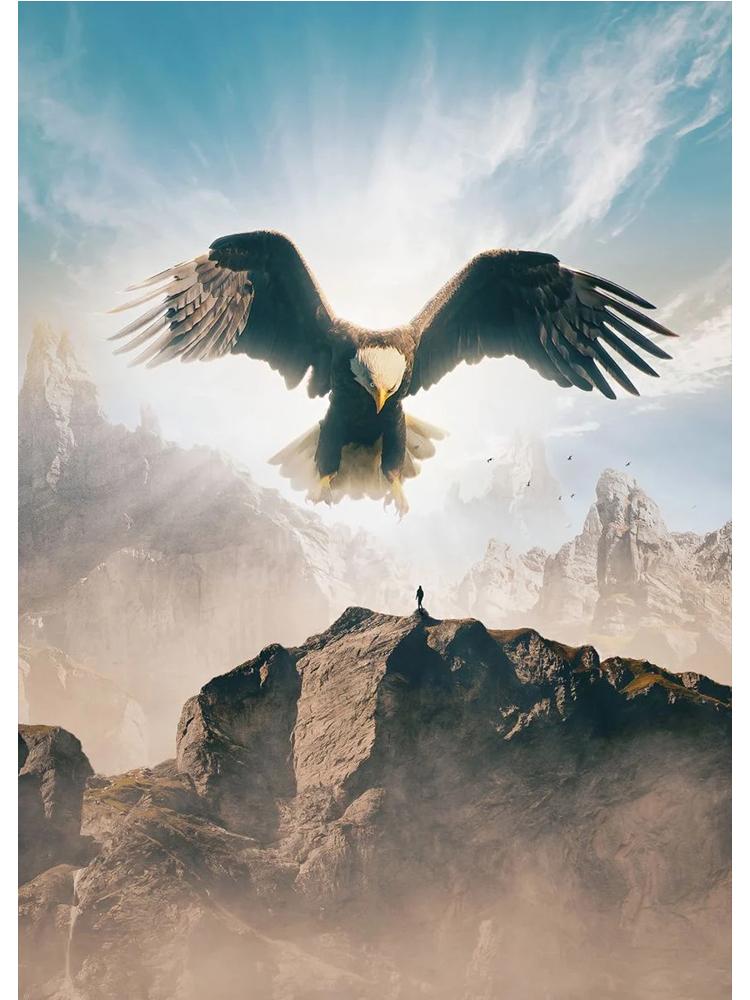 Fantasy Animals Lion Wolf Eagle Bear Tiger Urban Jungle Poster Canvas Painting Vintage Nordic Wall Art Living Room Home Decor