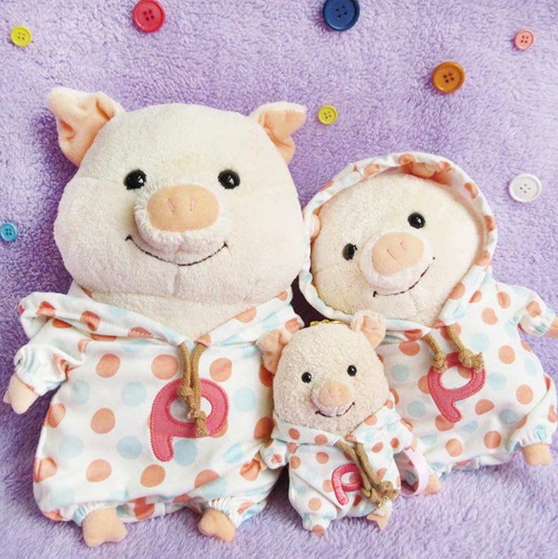 Poohton Dot Hoodie Plush Toy (Small)