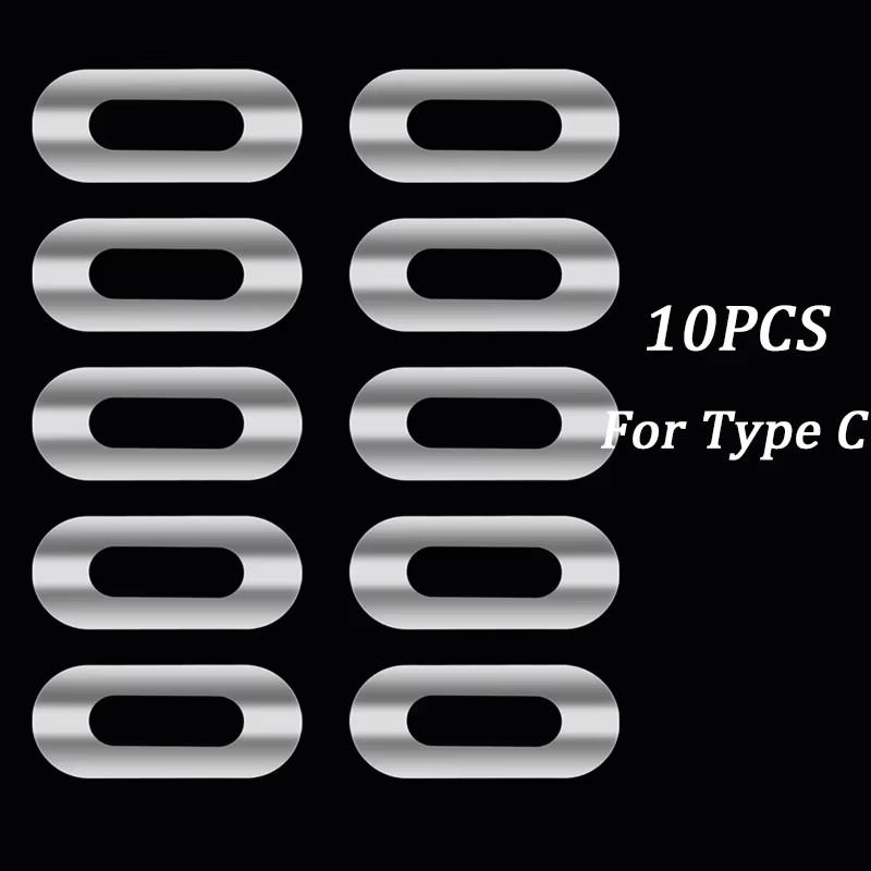 40/1PCS Charging Port Protector Film Sticker For IPhone 16 15 Pro Max 15Plus Samsung Universal Phone Speaker Dust Mesh Sticker