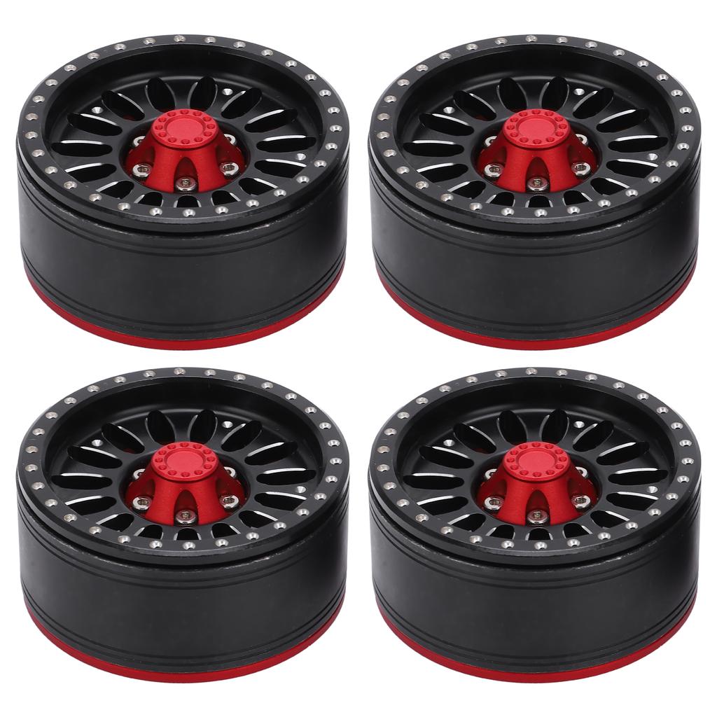 4pcs RC Metal Wheel Hubs with Screw Cap for Traxxas  Axial  Hsp  Redcat  Tamiya  Hpi RC Crawler