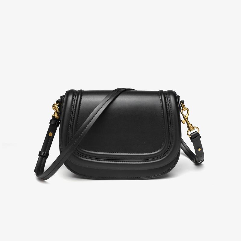 ZR Popular Retro Saddle Bag Women s Fashionable One-shoulder Cross-body Niche Design All-match Commuter Light Luxury