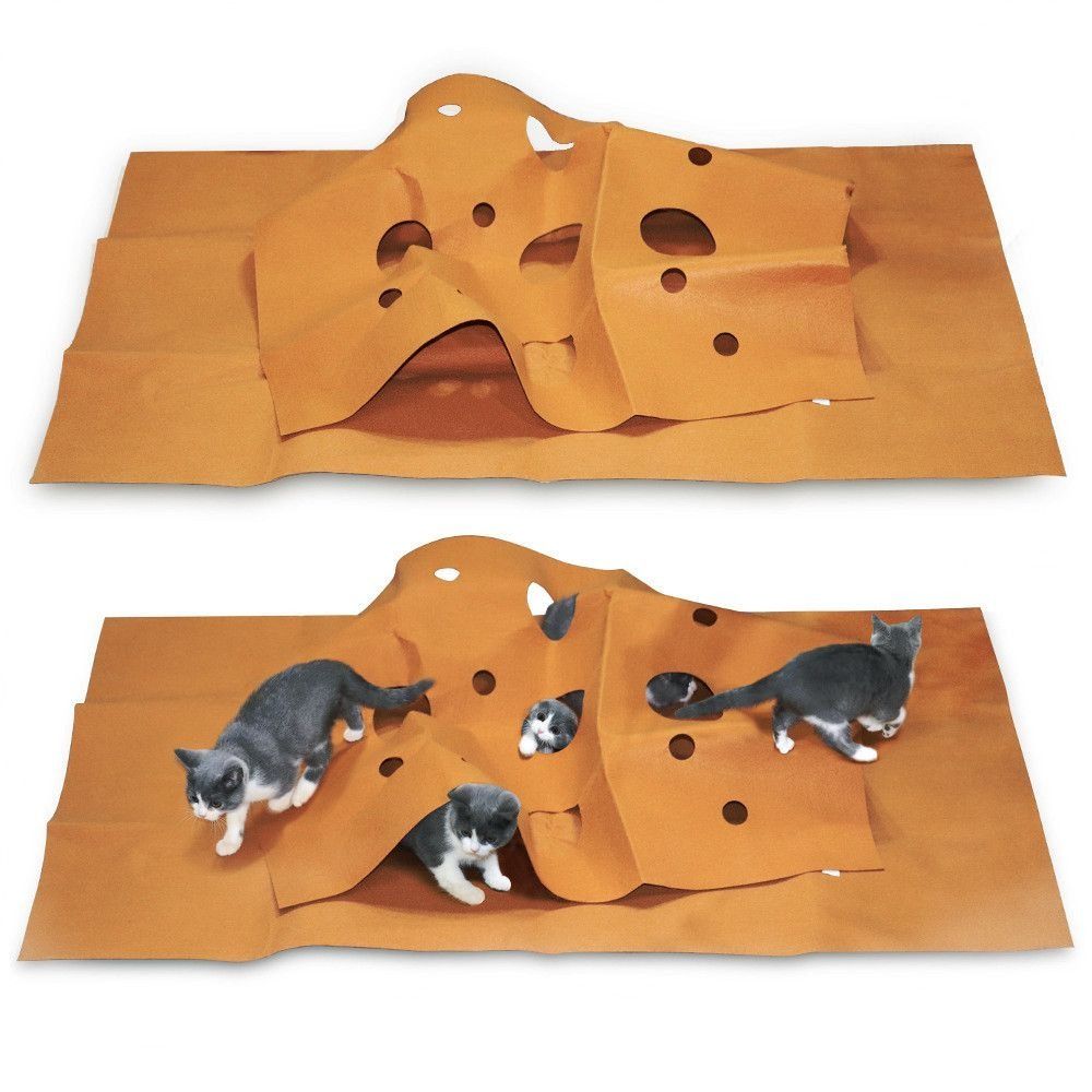 Anti-scratch Pet Toys Pad Felt Cloth Cat Scratching Pad Creative Cat Play Mat  Training Activit