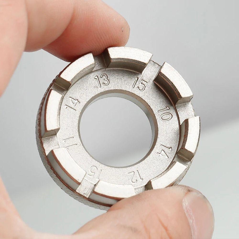 Bicycle Repair Tool Bicycle Spoke Wrench 8 Way Spoke Nipple Wheel Rim Spanner Cycling Wrench
