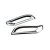 For Mitsubishi Outlander   ABS chrome Rear bumper rear Foglight Lamp decorative frame exhaust pipe air outlet trim