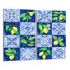 Glas-Kochfeld-Schutzplatte 2x30x52 Mosaik