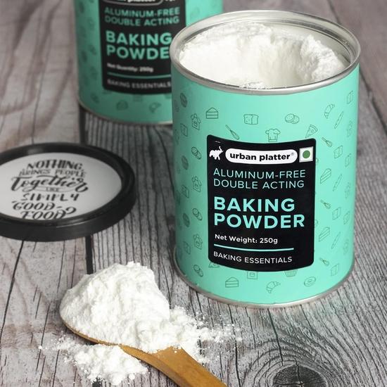 Urban Platter Aluminum-Free Baking Powder, 250g [Double Acting ,Gluten-Free]
