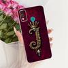 For Honor 9X Lite Case Clear Luxury A-Z Letters Fashion Crown 2D Painted Soft Casing For Honor JSN-L21 JSN-L22 JSN-L23