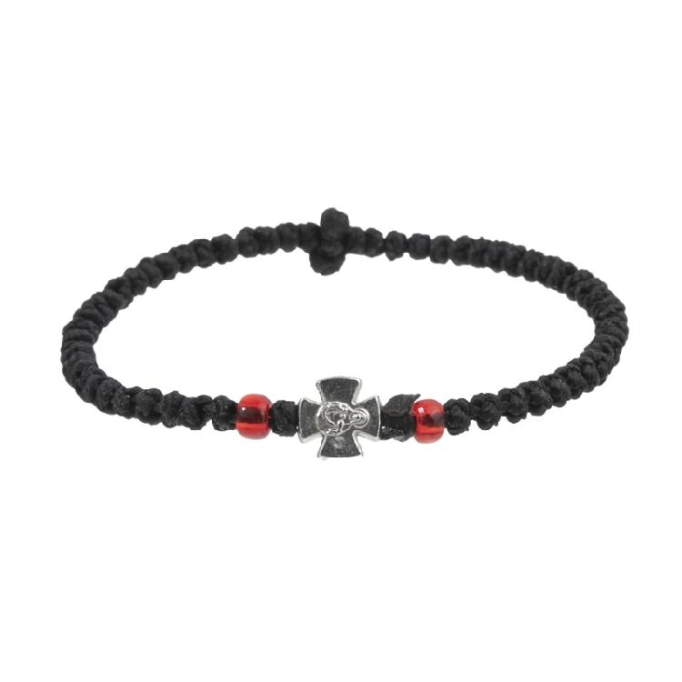 

Faith Inspired Crucifix Braided Handcrafted Bracelet Adjustable Sizing Wrist Chain for Personal and Religious Use