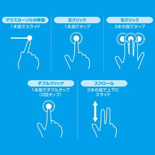 Sanwa Supply Keyboard s touchpadem SKB-TP01SVN