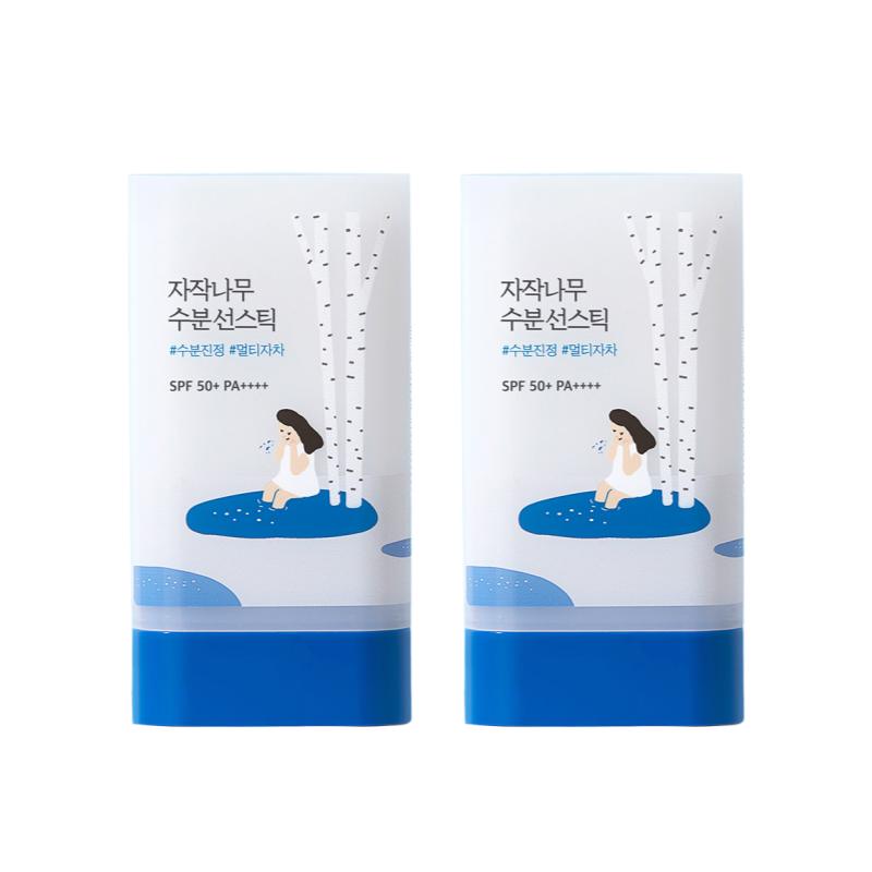 

ROUND LAB Birch Juice Moisturizing Sun Stick SPF50+ PA++++ Hydrating UV Protection 19g x2
