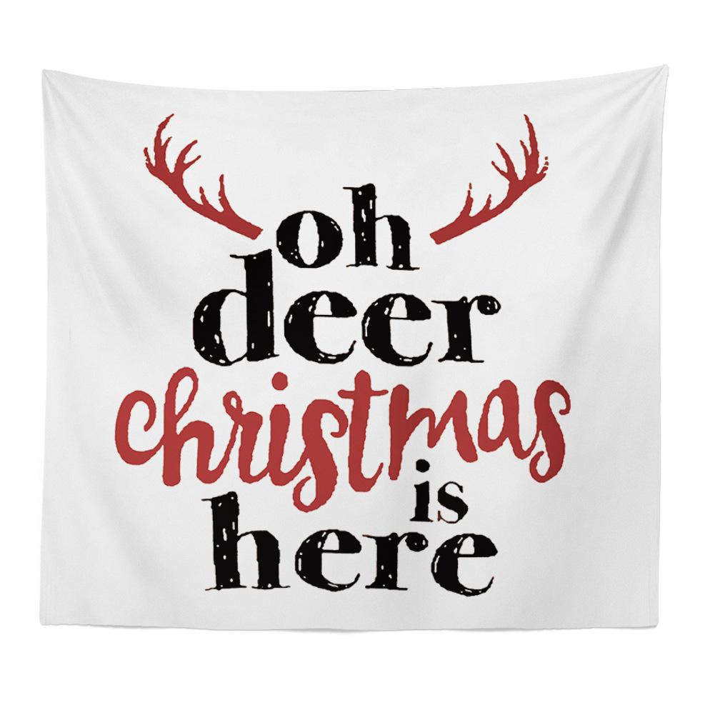 European and American Tapestry Christmas Series TV Background Wall Scenery Tapestry Hanging Cloth