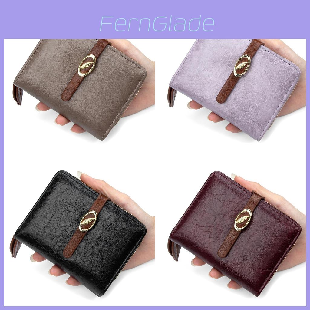 Womens Fashion Leather Wallet With Multiple Card Slots And Coin Pocket For Daily Use