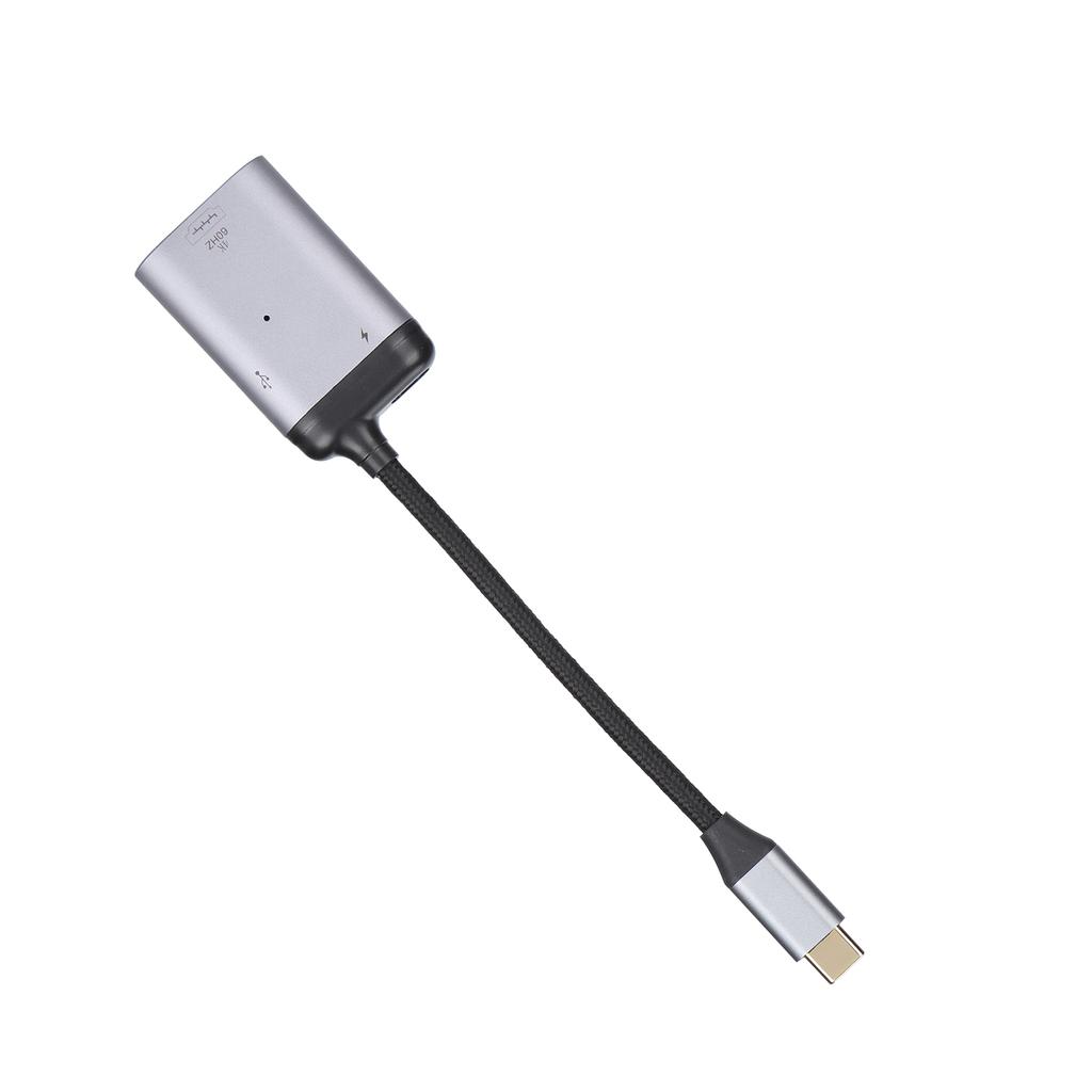 TypeC to HD Multimedia Interface PD Data Male Short Cable 3 in 1 MultiFunction Adapter