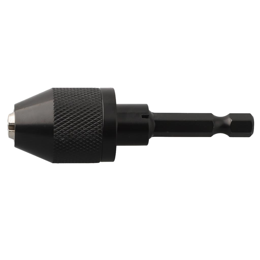 1pc Keyless Drill Chuck 0.3-6.5mm Hex Shank Chuck Adapter Drill Drilling Converter Tool Drill Chuck Clamp Power Tools