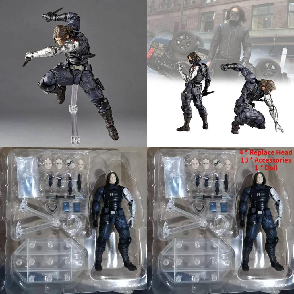High Quality Pvc Marvel Winter Soldier Perfect Killer Action Figure With Poseable Design