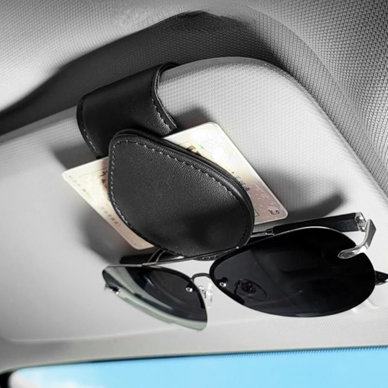 Car Clips for Glasses Sunglasses Clip Frame Sun Visor Storage Multi-function Card Creative Car Interior Supplies Car Glasses Case