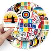 50pcs Archery Sports Cartoon Graffiti Stickers for Phone, Skateboard, Luggage, and Competition Decoration