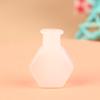 1/12 Scale Miniature Dollhouse Glass Vase Mini Stripe Wishing Glass Bottle Simulation Vase Model for Doll House Accessories Toy