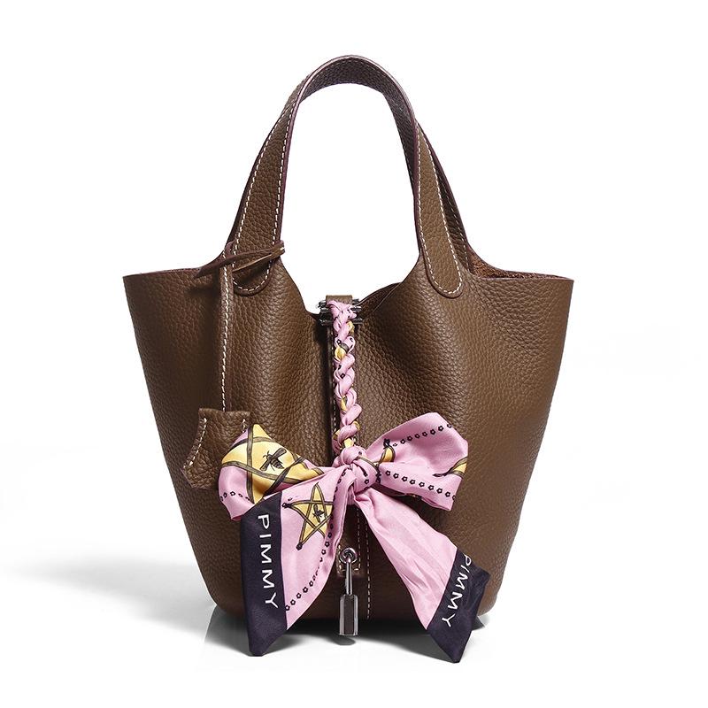 Новая сумка-тоут из коровьей кожи и сумка-корзина для овощей 22