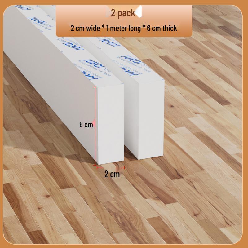 Samoprzylepny biały pasek z gumy piankowej: Uszczelka do drzwi i okien, amortyzująca, dźwiękoszczelna, podkładka antykolizyjna do urządzeń mechanicznych.