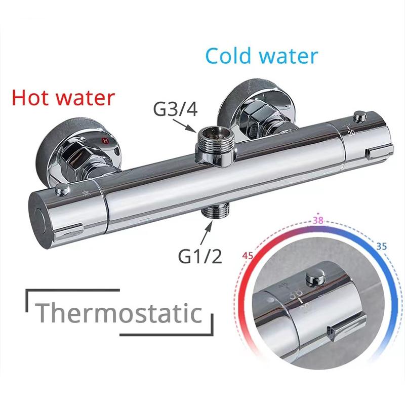 

Термостатический смеситель для душа Термостатический смеситель для душа Смеситель для ванны для ванной комнаты