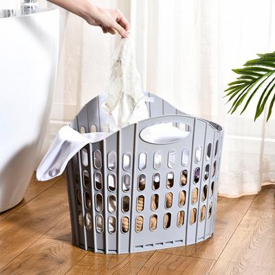 Cesta de lavandería con asa ergonómica, gran capacidad, diseño plegable, cesta de almacenamiento multifuncional ventilada.