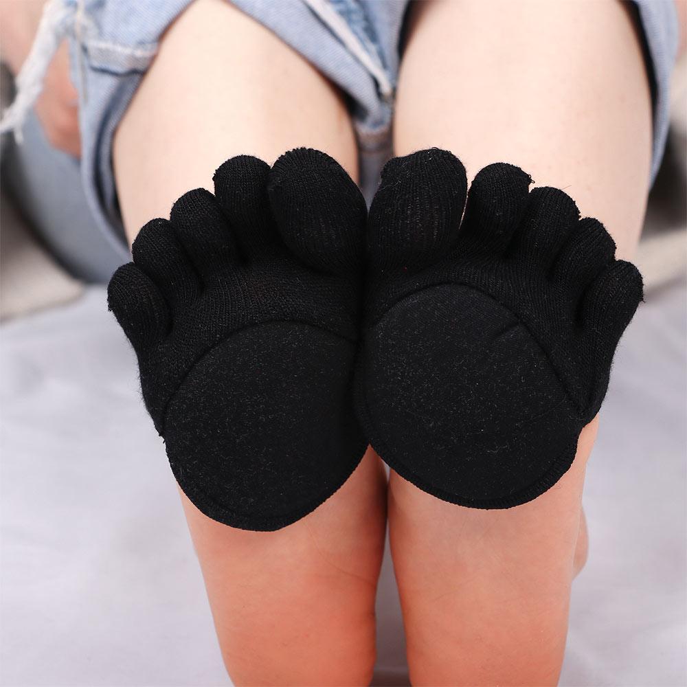 Foot Pad Heelless Half Socks Forefoot Open Toe Socks Forefoot Socks Invisible Socks Sock Slippers