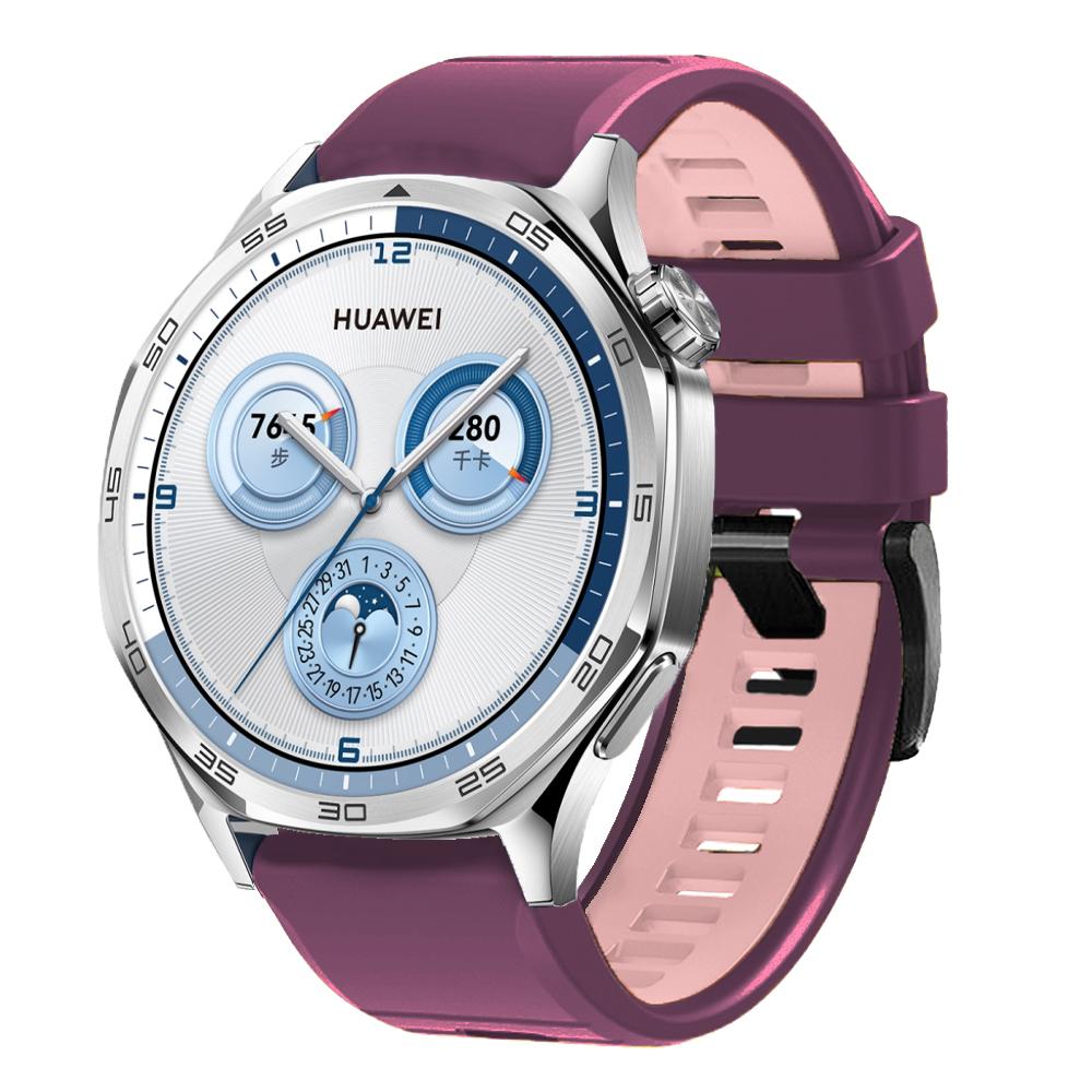 2pcs 20mm 22mm Silicone Strap For HUAWEI WATCH 4 3 Pro Bracelet For HUAWEI WATCH GT 5 Pro 4 3 2 SE 46mm 42mm /Runner Sports Band