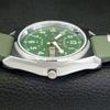 VINTAGE SEIKO 5 AUTOMATIC 6309A REFURBISHED JAPAN MENS GREEN WATCH a441726-1 Sk-a441726
