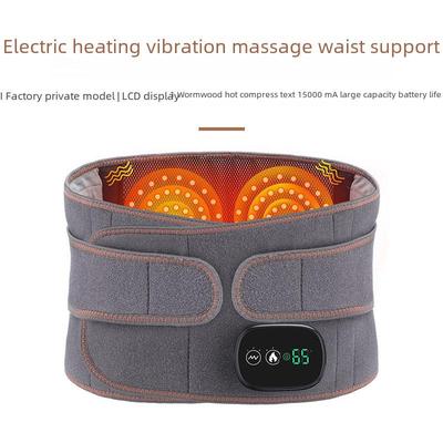 Electric Heating Waist Belt Massager with Red Light & Mugwort