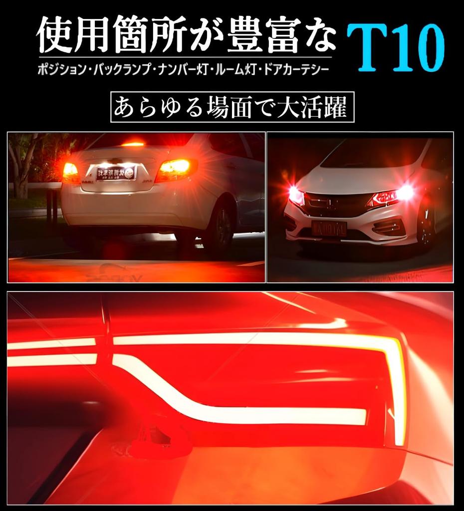 JUNSKY T10 LED Tail Lamp Position Lamp Room Lamp License