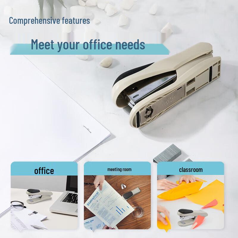 Deli No. 12 Stapler 3-Piece Set