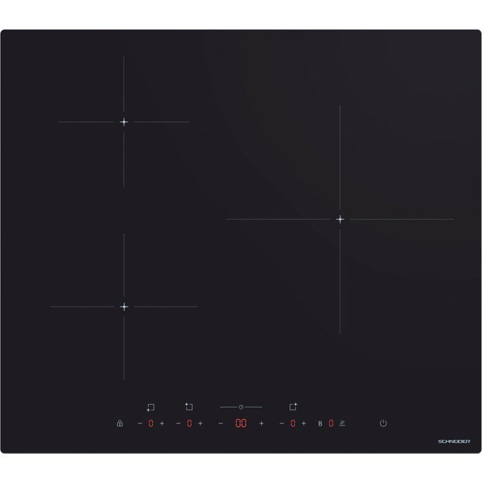 Plaque a induction - SCHNEIDER - 3 foyers - 52 x 59 x 5,5 cm - SCTI630N1S - Image 4